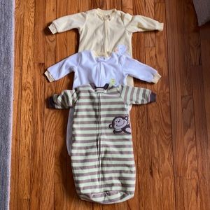 3 Carter’s sleep sacks